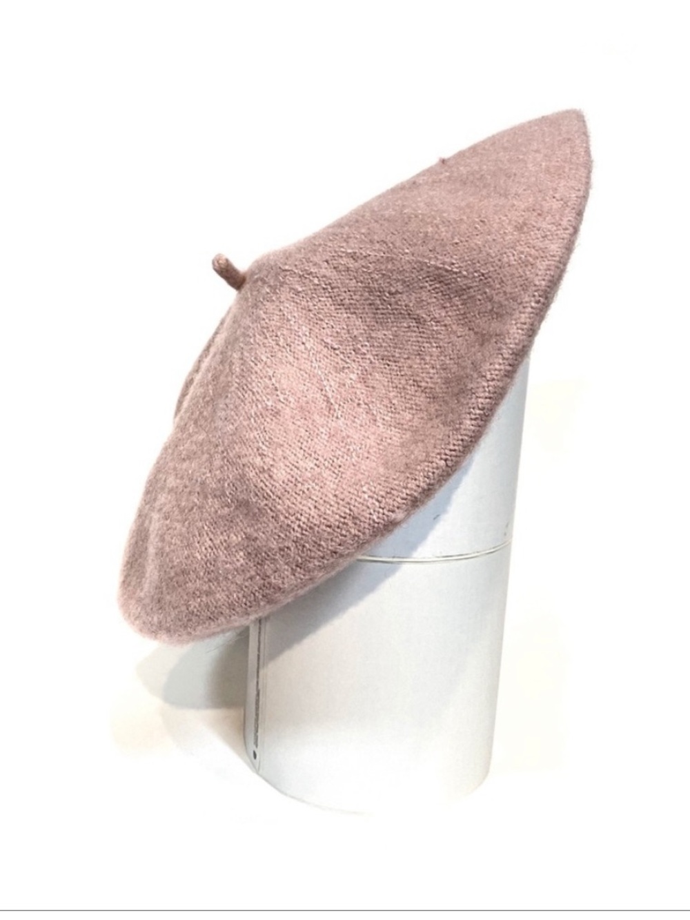 NWT Anthropologie Pastel Pink Wool Beret Hat